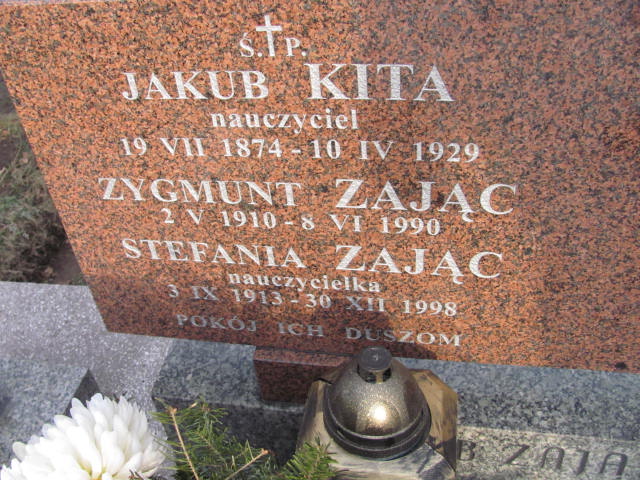 Jakub Kita 1874 Nowe Brzesko - Grobonet - Wyszukiwarka osób pochowanych