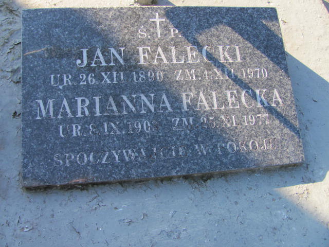 Jan Falecki 1890 Nowe Brzesko - Grobonet - Wyszukiwarka osób pochowanych