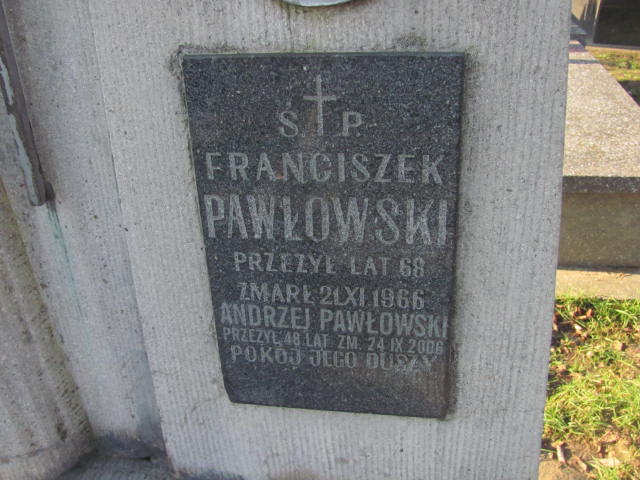 Franciszek Pawłowski Nowe Brzesko - Grobonet - Wyszukiwarka osób pochowanych