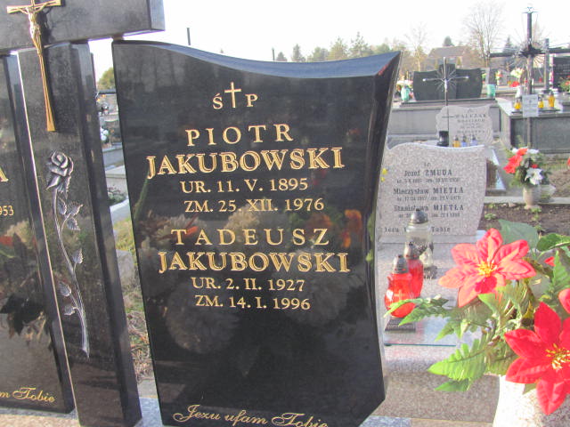 Piotr Jakubowski 1895 Nowe Brzesko - Grobonet - Wyszukiwarka osób pochowanych