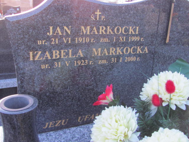 Izabela Markocka 1923 Nowe Brzesko - Grobonet - Wyszukiwarka osób pochowanych
